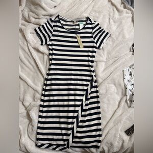 41 Hawthorn Navy and White Striped Top